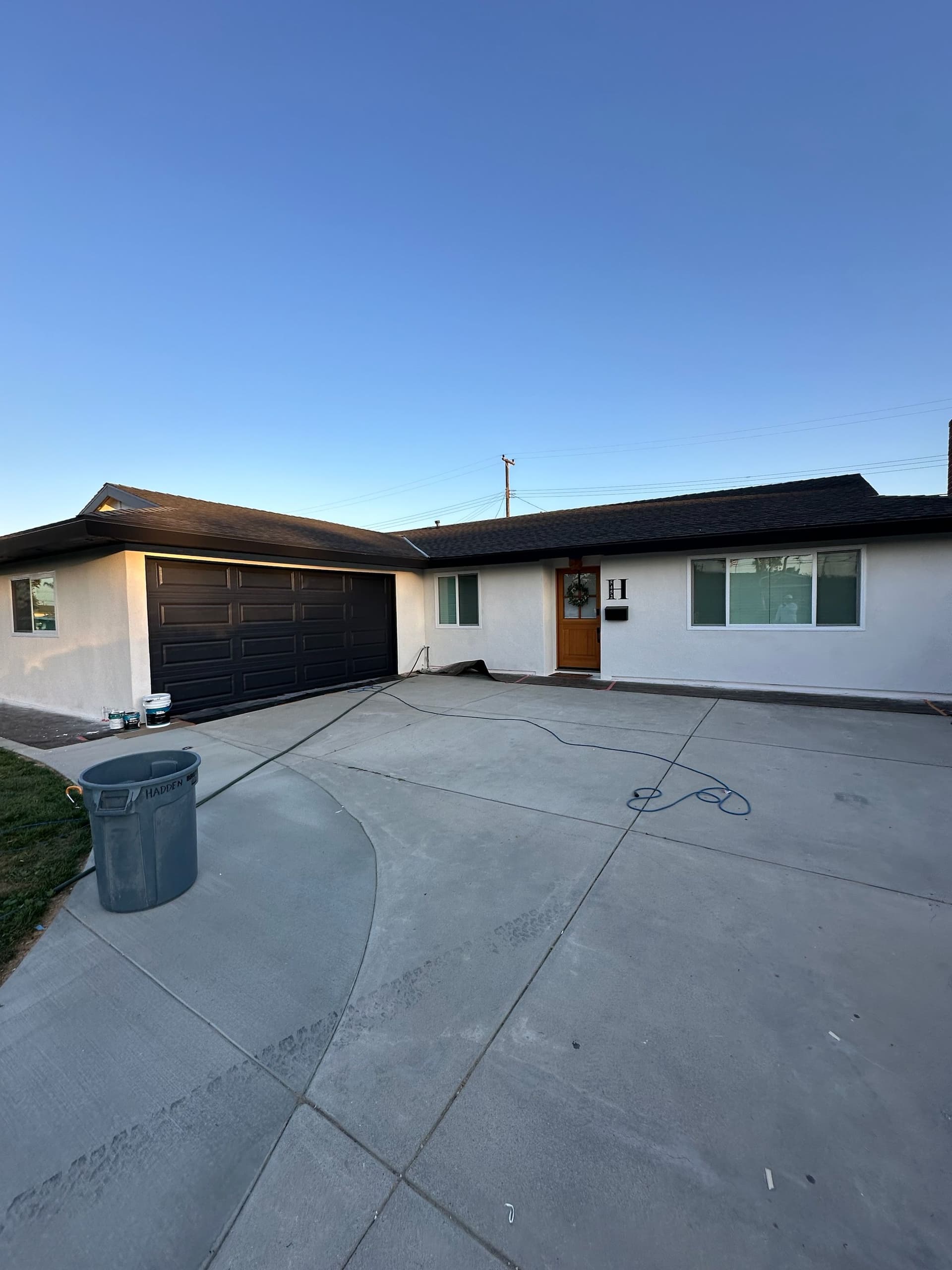 Repainting of Garage Door and Fascia Board